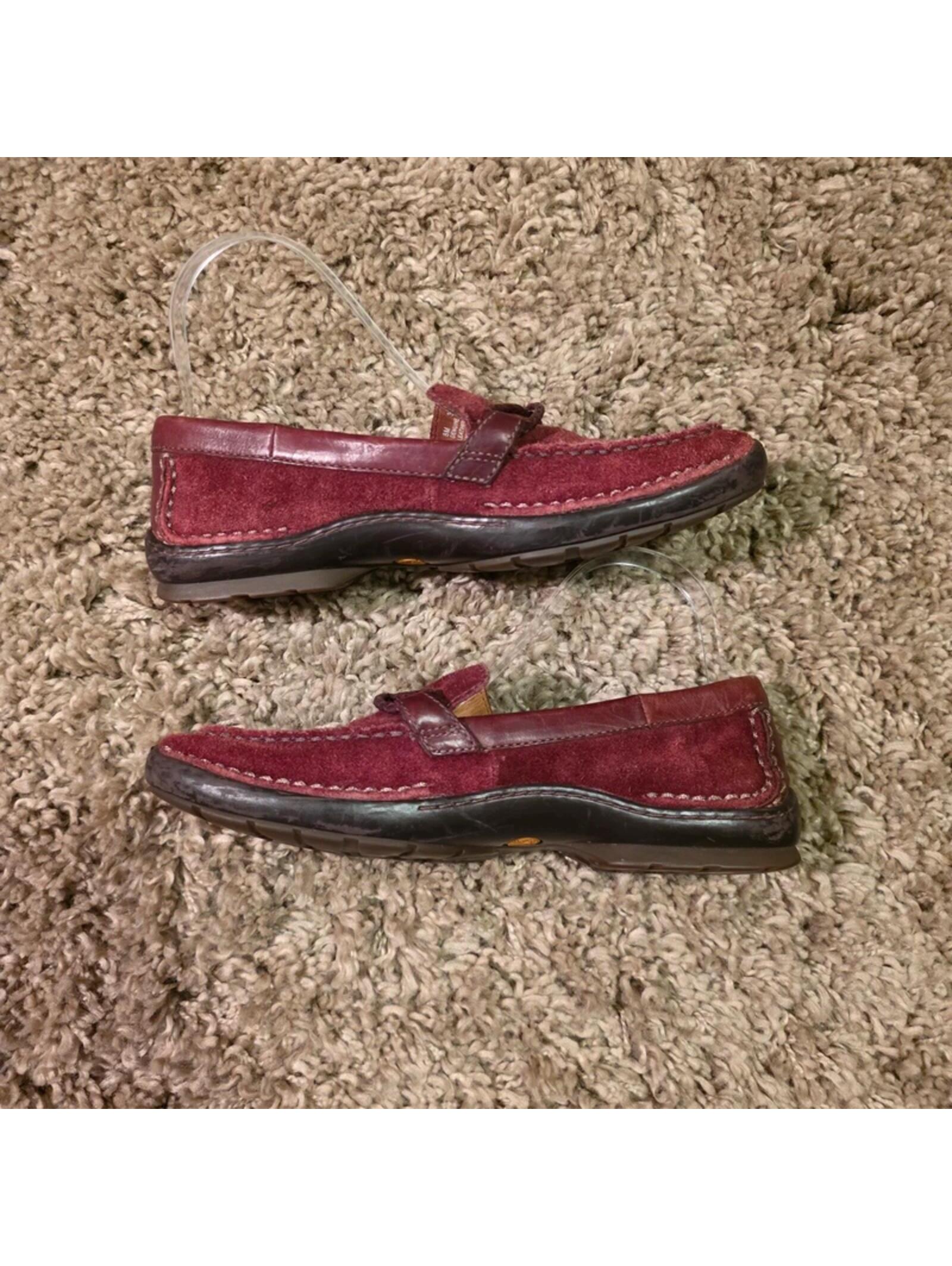 Timberland Suede Loafers Bohemian Maroon - Sz 8 Us — image 3 of 7